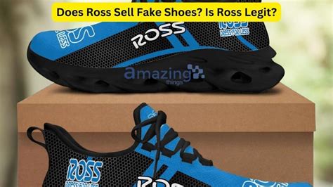 does ross sell fake shoes|ross dress for less discount.